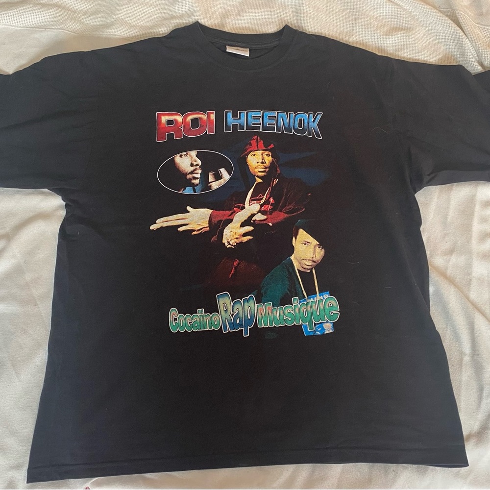 Roi Heenok hip hop t-shirt (imported from Belgium) XL. Discontinued super rare.